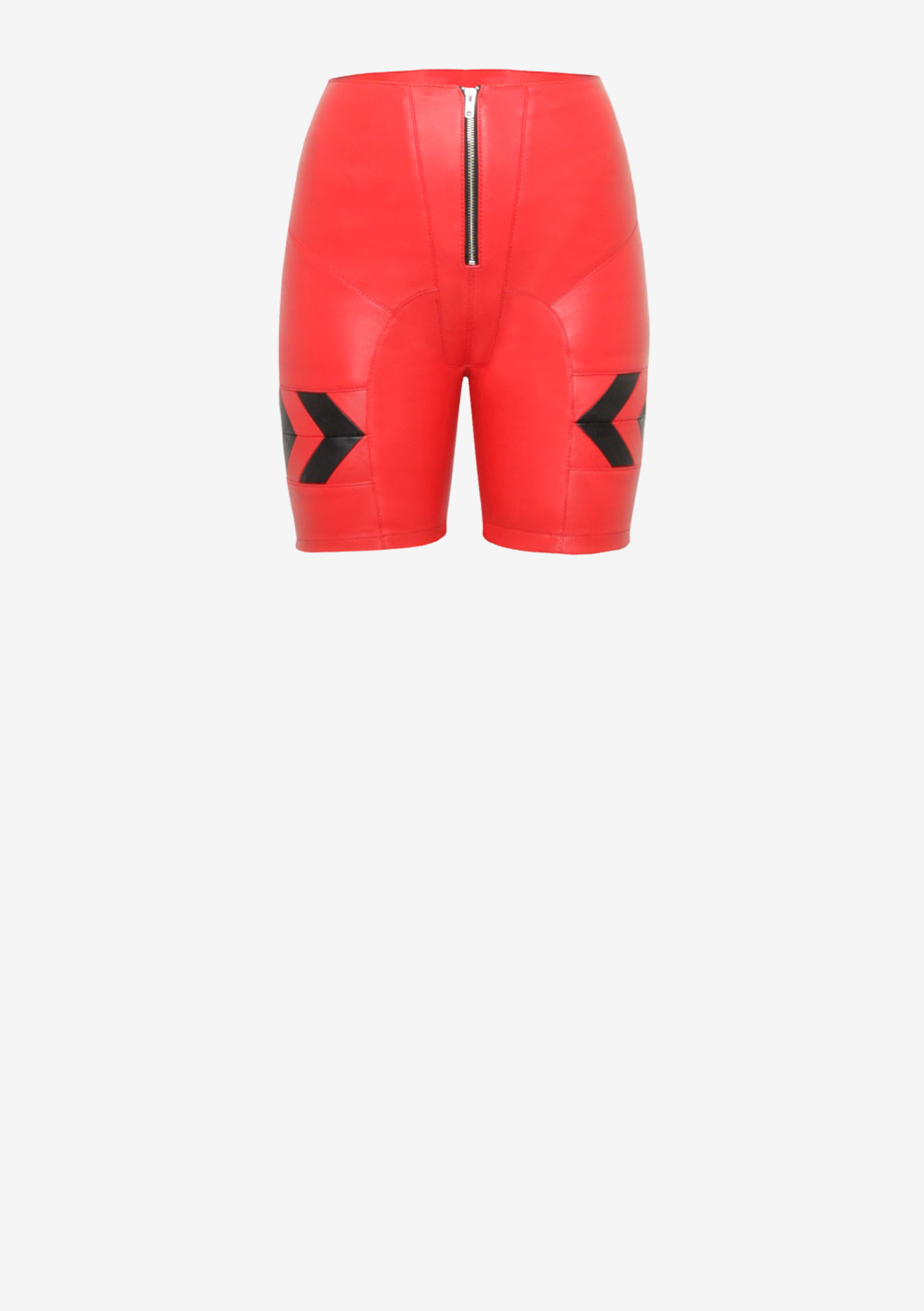 LEDERHOSE DAMEN ROT KURZ