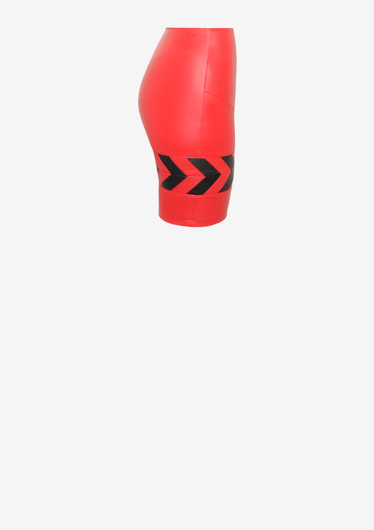 LEDERHOSE DAMEN ROT KURZ