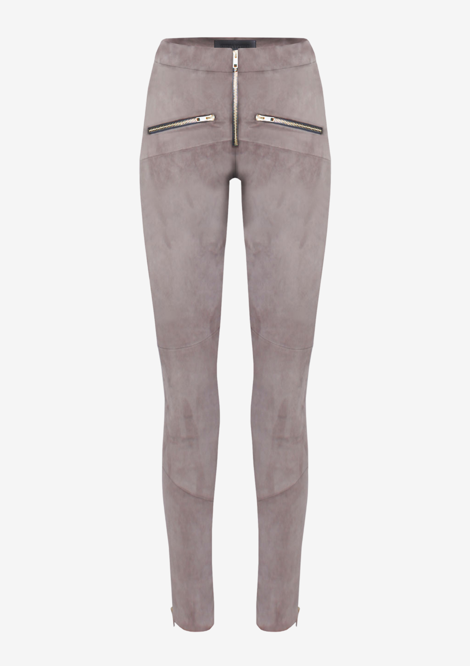 Lederhose Damen Velours Beige,-von-Designer-Stefan-Eckert-aus-Hamburg-1
