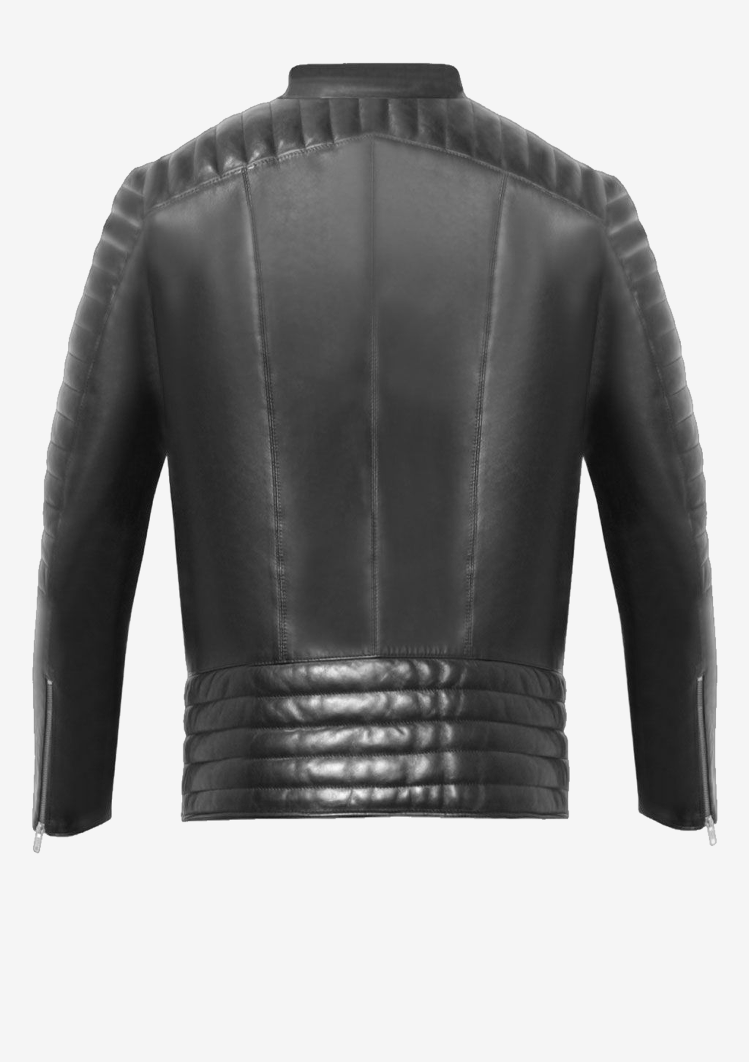 Lederjacke-Herren-Hirschleder,-schwarz,-Luxus Lederjacke für Herren von Designer Stefan Eckert aus Hamburg