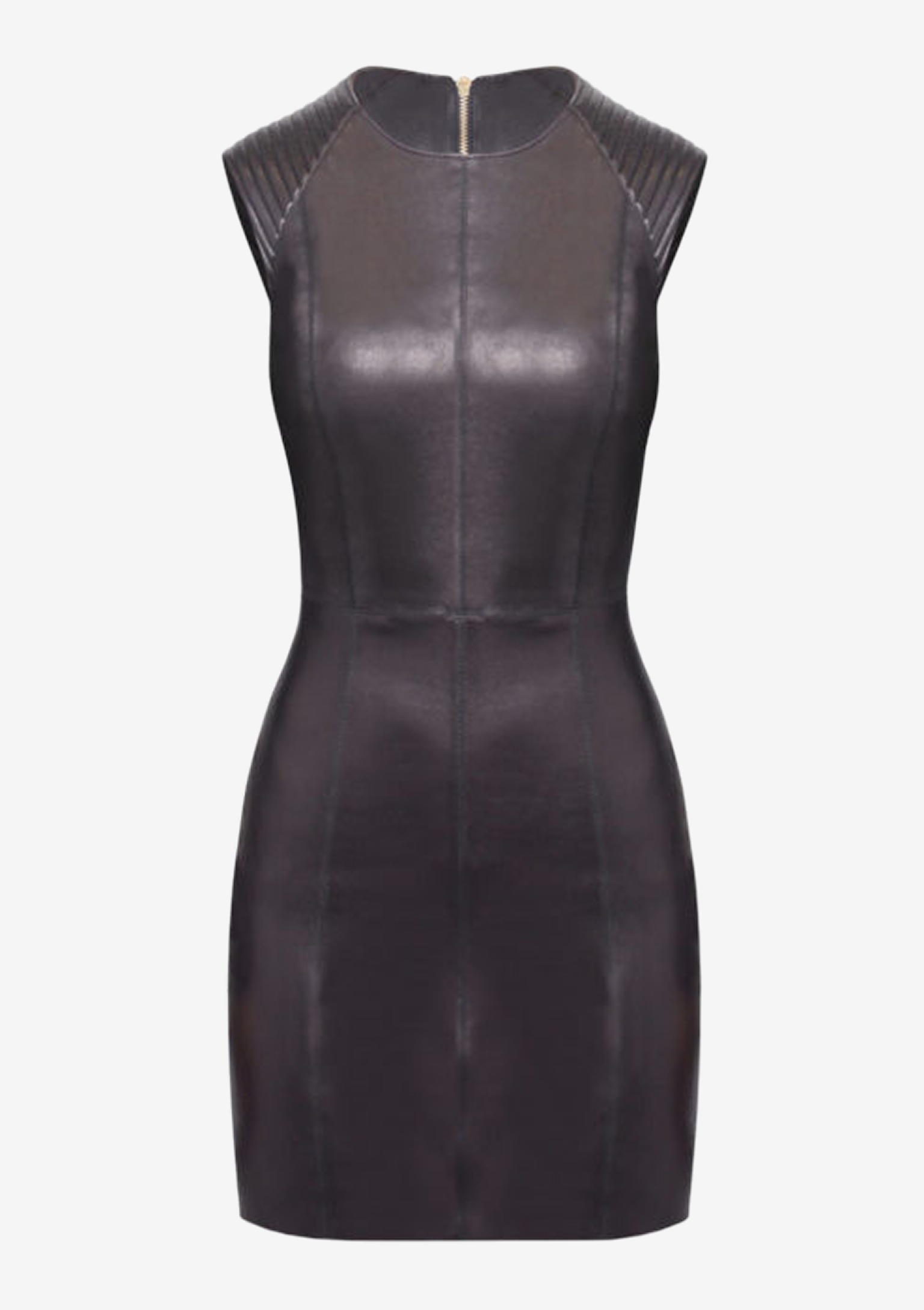 Lederkleid-schwarz-mit-Steppungen,-von-Designer-Stefan-Eckert-aus-Hamburg-1