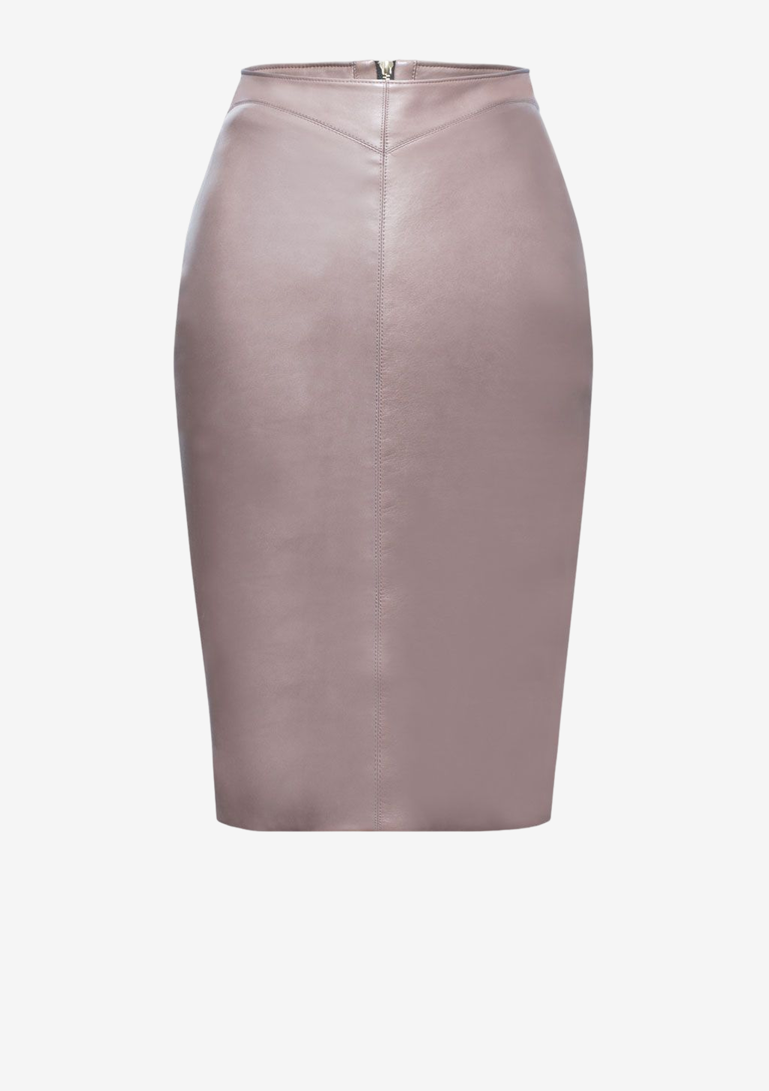 Lederrock Mauve-mit-Reißverschlüssen-aus-Lammleder,-von-Designer-Stefan-Eckert-aus-Hamburg-1