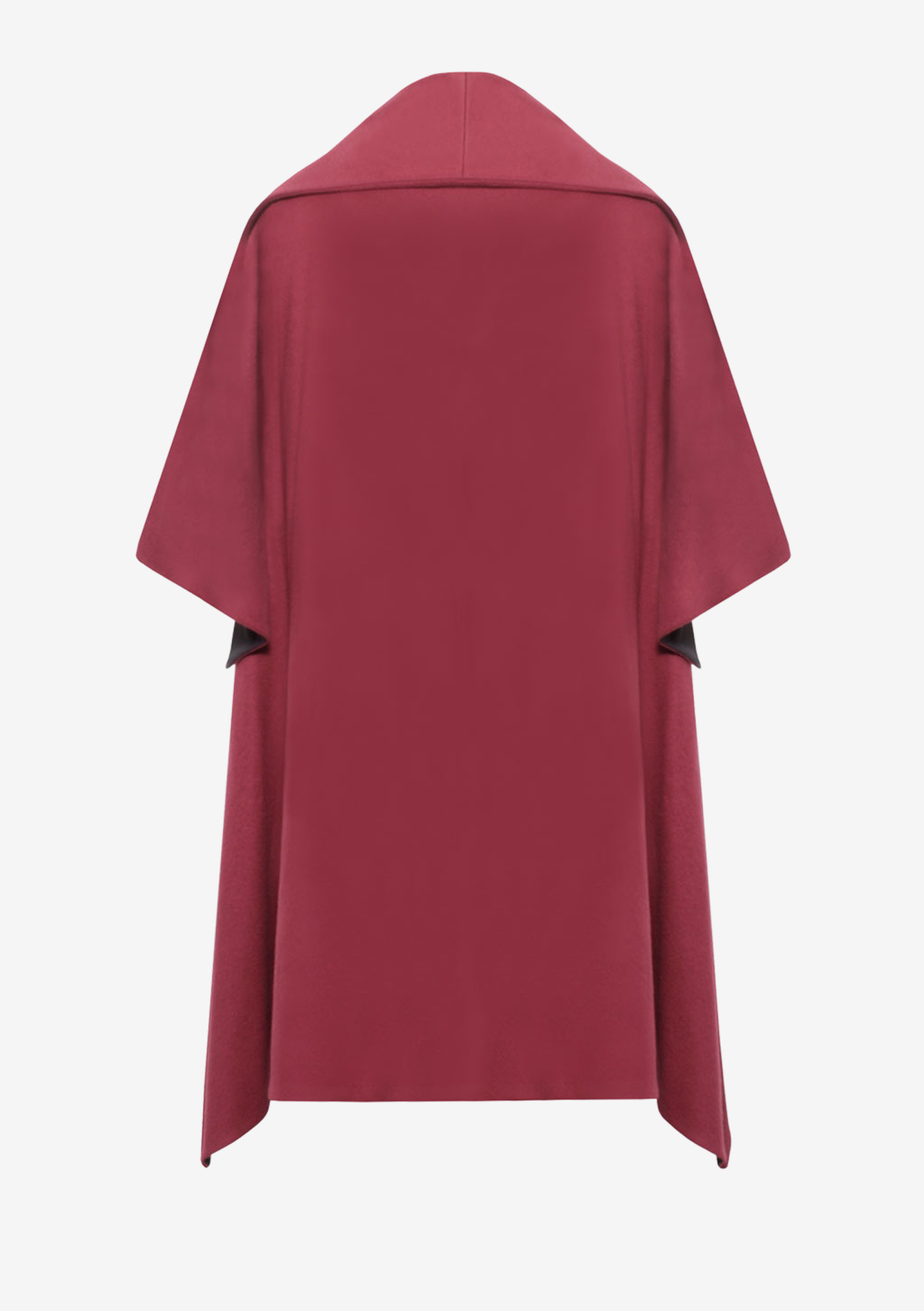 Exklusiver Poncho Damen Rot aus hochwertigem Kaschmir von Designer Stefan Eckert. Erhältlich online und im Store in Hamburg.