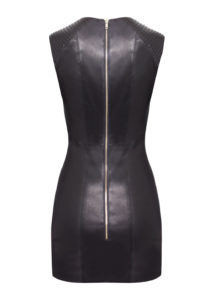 Lederkleid-schwarz-mit-Steppungen,-von-Designer-Stefan-Eckert-aus-Hamburg-2