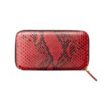 Portemonnaie Python Rot, von Modedesigner Stefan Eckert aus Hamburg