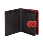 Portemonnaie Python Mini Rot, aus Python Leder, von Modedesigner Stefan Eckert aus hamburg