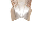 Leder Top Metallic - Ledertop-mit-Falten,-metallic-kupfer,-lammleder,-von-Modedesigner-Stefan-Eckert-aus-Hamburg-1
