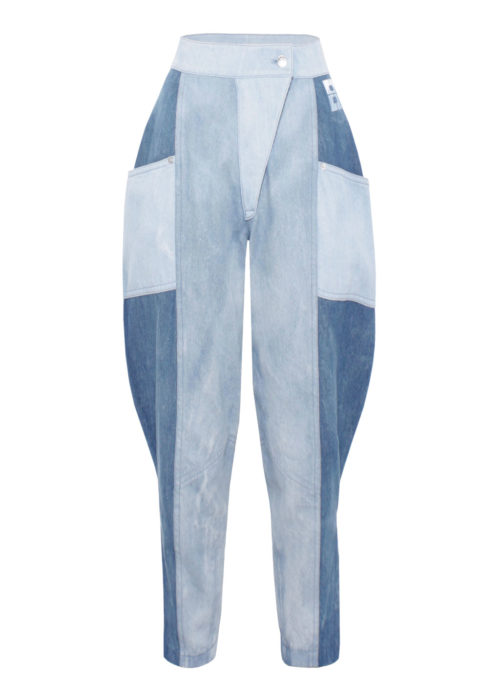 Jeans Baggy Damen Patchwork, von Designer Stefan Eckert aus Hamburg-1