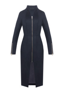 Exklusiver Mantel Damen mit hohem Kragen aus hochwertigem Kaschmir, von Designer Stefan Eckert. Online in Gr. 34-44 und als Maßanfertigung in Hamburg