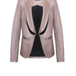 Lederblazer Damen mauve mit-Schalkragen,-von-Modedesigner-Stefan-Eckert-aus-Hamburg-1