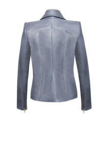 Lederblazer Damen grau -aus-Lammleder-von-Modedesigner-Stefan-Eckert-aus-Hamburg-2