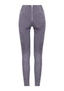 Lederhose Damen Velours Grau,-von-Modedesigner-Stefan-Eckert-aus-Hamburg-2