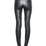 Lederhose Damen Schwarz Biker, aus edlem Stretchleder,-von-Designer-Stefan-Eckert-aus-Hamburg-2