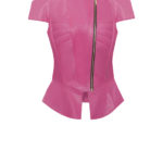 Luxus Lederjacke Soldier Jacket von Designer Stefan Eckert aus Hamburg, in Farbe Pink, Erhältlich in Hamburg und Online, ready to wear und als Maßanfertigung