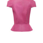 Lederjacke Soldier Jacket-Kurze Lederjacke von Designer Stefan Eckert in Farbe Pink, Erhältlich in Hamburg und Online, ready to wear und als Maßanfertigung-2