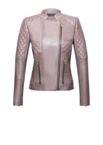 Lederjacke Damen Rauten M3-von Designer Stefan Eckert aus Hamburg-1