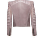 Lederjacke Damen mit Volantkragen - M1-Steppung,-von-Modedesigner-Stefan-Eckert-aus-Hamburg-2