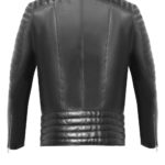 Luxus Lederjacke Herren von Designer Stefan Eckert aus Hamburg, schwarz, im-Bikerstil,-Reißverschluß-in-der-Mitte,-Blousonform, Erhältlich als Maßanfertigung und ready-to-wear
