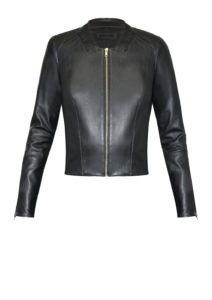 Leichte Lederjacke für Damen - Stretchlederjacke für Damen aus leichtem Lammleder von Designer Stefan Eckert aus Hamburg