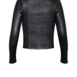 Leichte Lederjacke für Damen-Stretchlederjacke für Damen aus leichtem Lammleder von Designer Stefan Eckert aus Hamburg-back