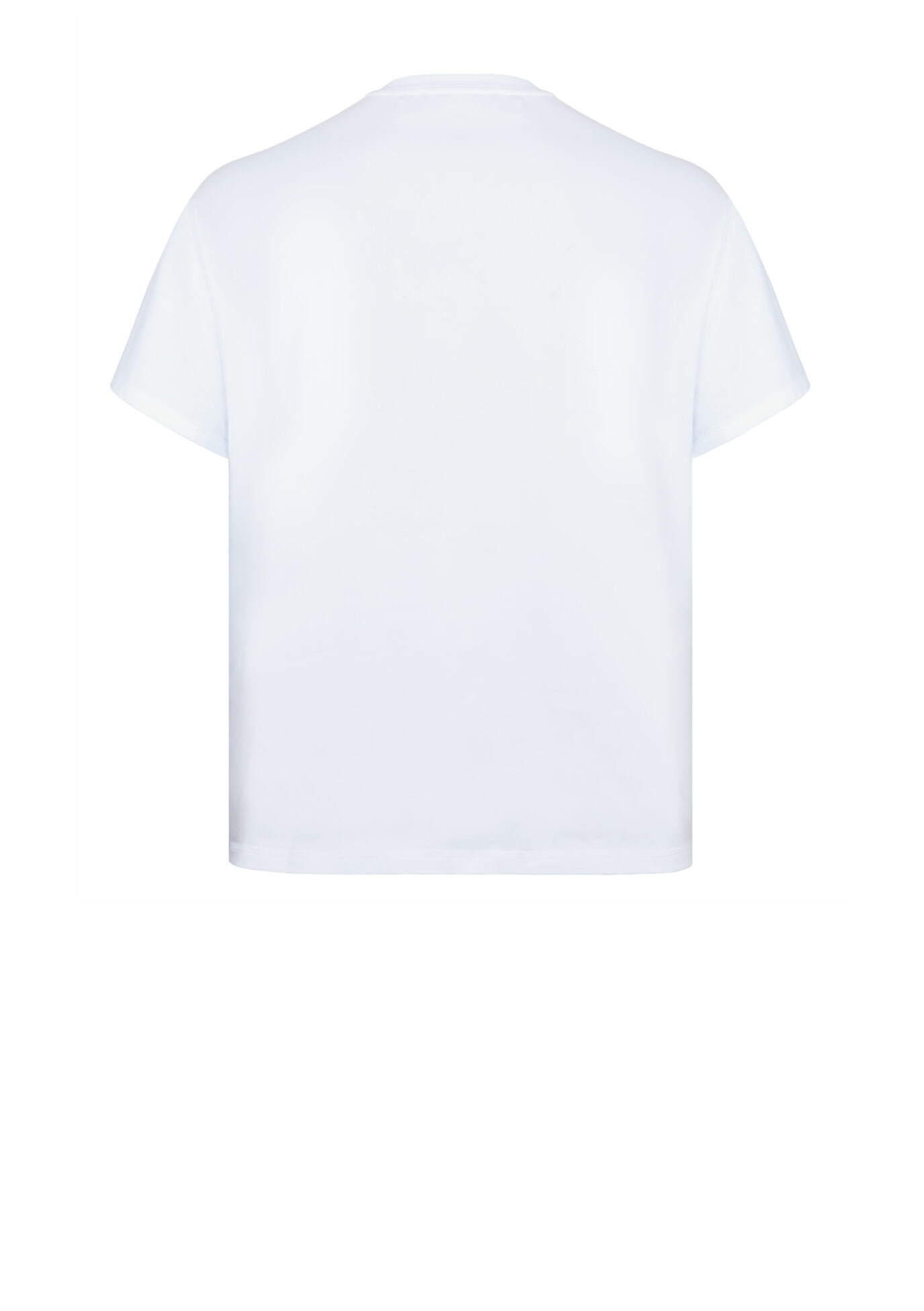 T-Shirt, weiß, von Designer Stefan Eckert, aus Bio-Baumwolle, nachhaltig produziert in Deutschland, für Damen und Herren