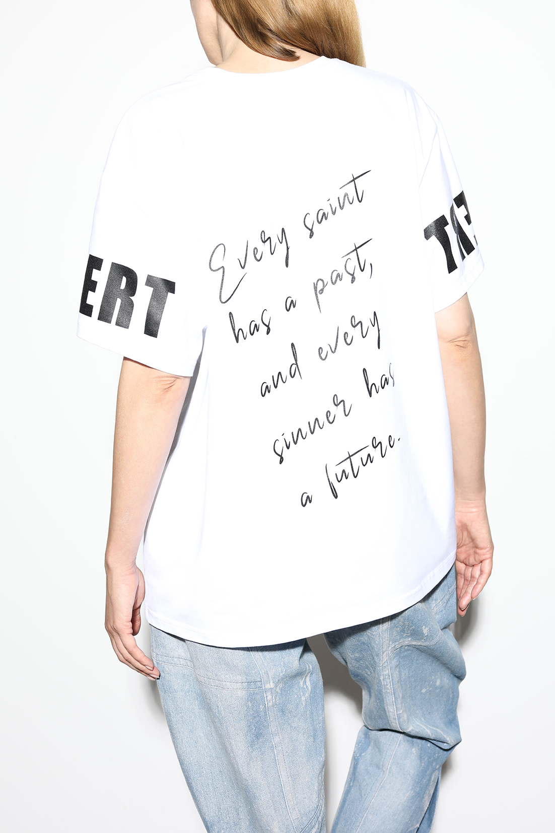 T-Shirt-Every-Saint-2, made of organic cotton, by designer Stefan Eckert