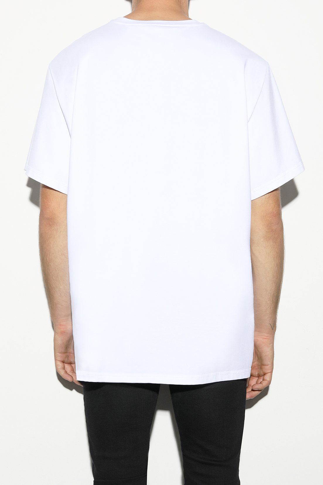 White t-shirt for men and women by designer Stefan Eckert, made of organic cotton, sustainably produced in Germany