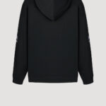 Designer Hoodie by Stefan Eckert, made of high quality organic cotton, color black, with angel of the universe digital print and Stefan Eckert embroidery, menswear Streetstyle. Available in two sizes.