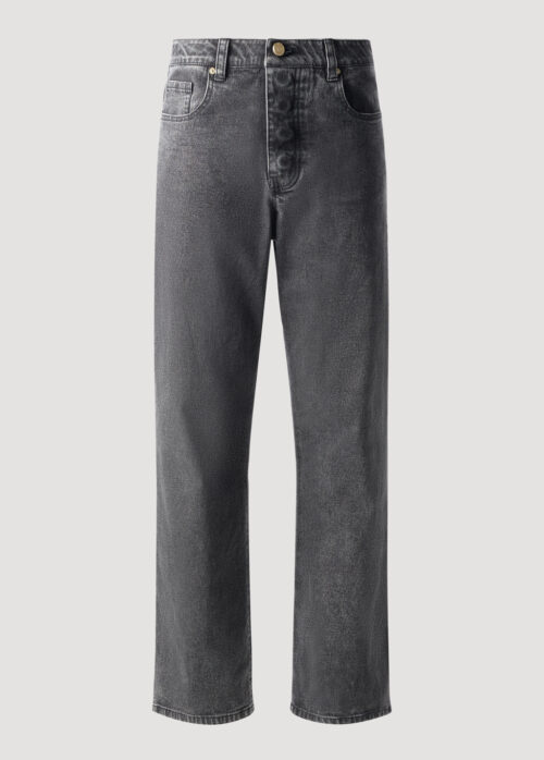 Jeanshose Herren schwarz von Designer Stefan Eckert. Erhältlich in Hamburg, New York, London, Paris und Mailand. Jeans pants men black by designer Stefan Eckert. Available in Hamburg, New York, London, Paris and Milan.